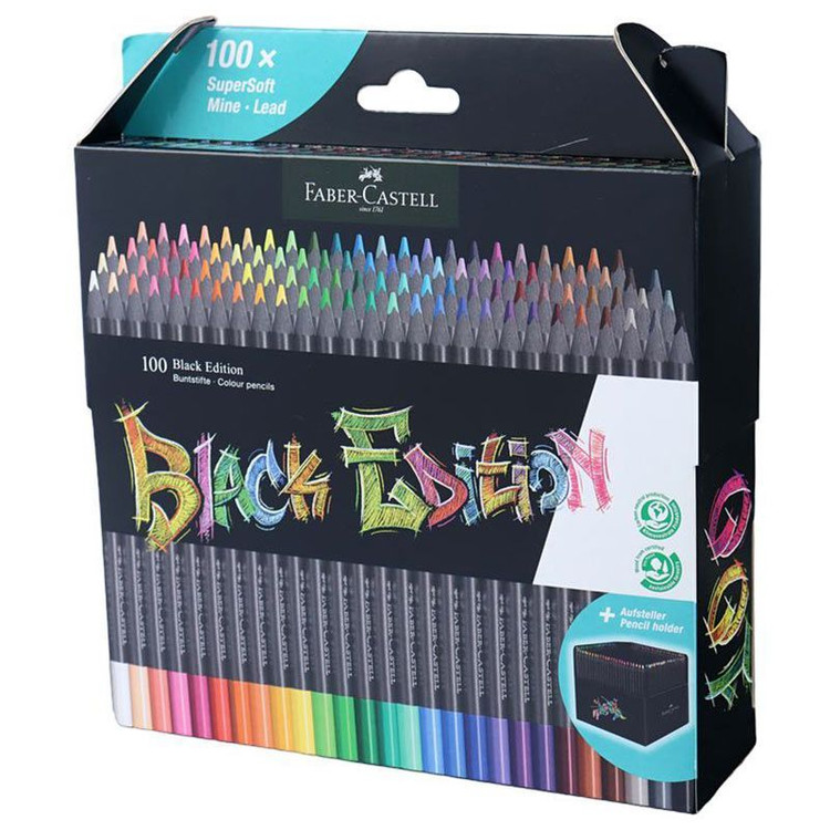 مداد رنگی 100 رنگ فابر کاستل Black Edition 116411