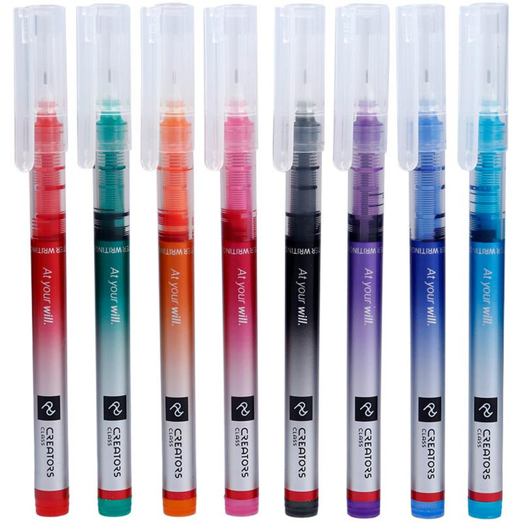 روان نویس سی کلاس رنگی C.Class Monet PCRP-41-8W 0.5mm بسته 8 رنگ ( 1 کارتن کوچک 24 عددی)