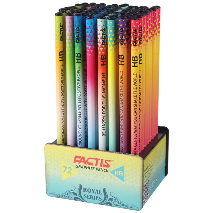 مداد مشکی فکتیس Factis بسته 12 عددی کد 2