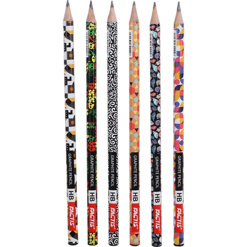 مداد مشکی فکتیس Factis Tile Series بسته 12 عددی